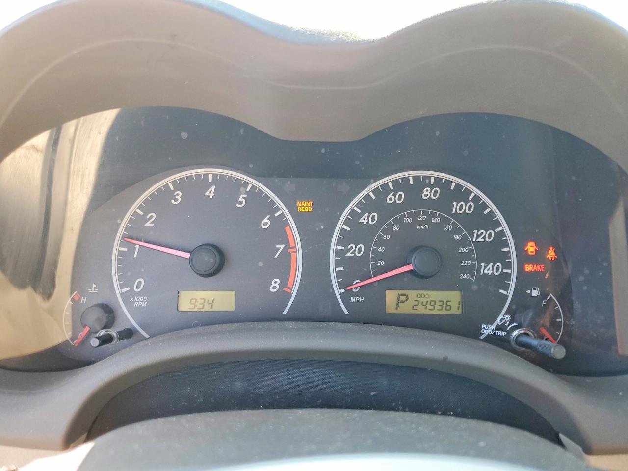 2010 TOYOTA COROLLA