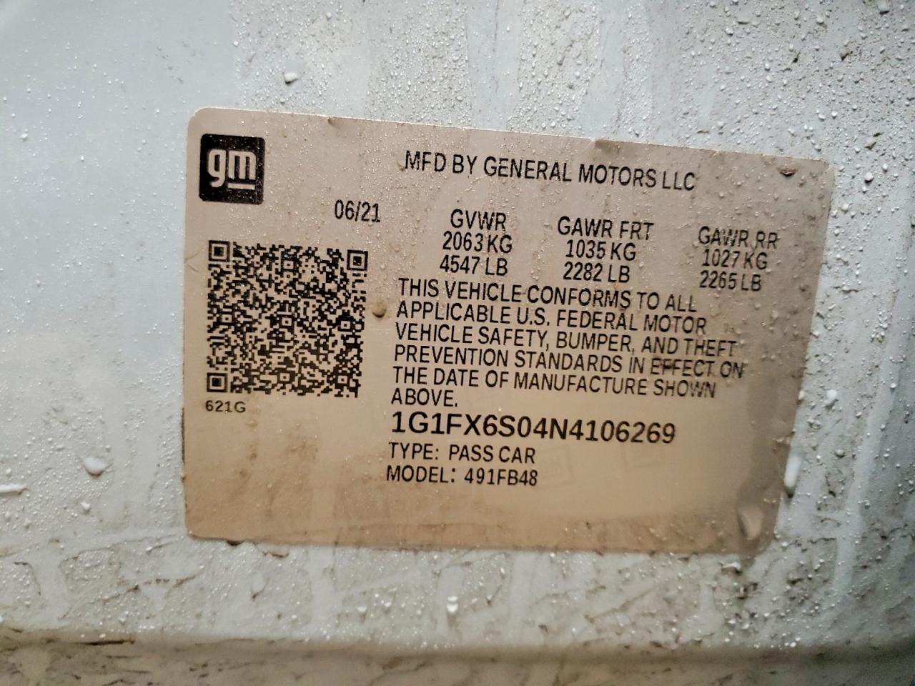 2022 CHEVROLET Bolt EV