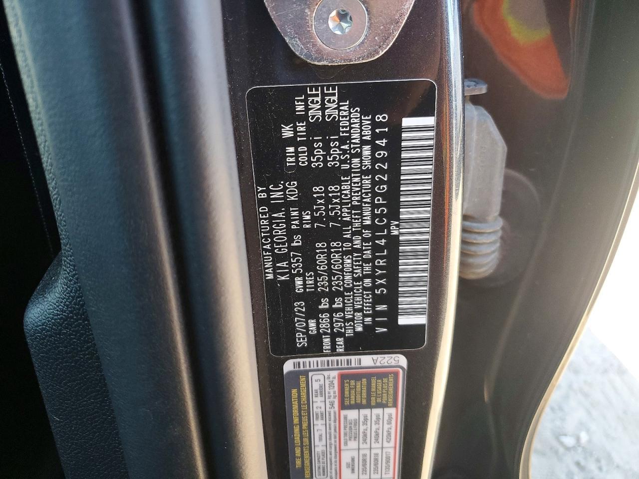 2023 KIA SORENTO