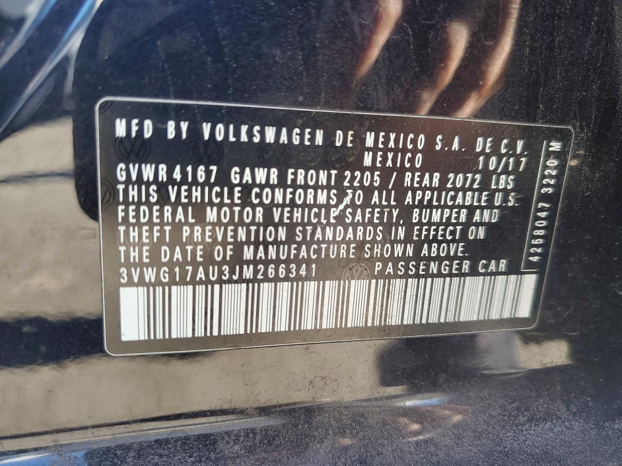 2018 VOLKSWAGEN GOLF