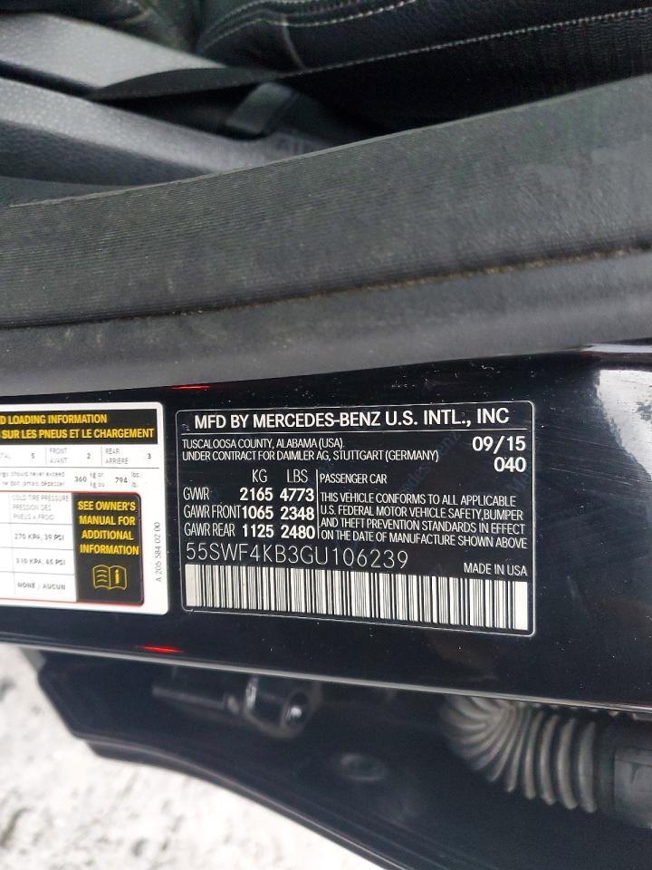 2016 MERCEDES-BENZ C-CLASS