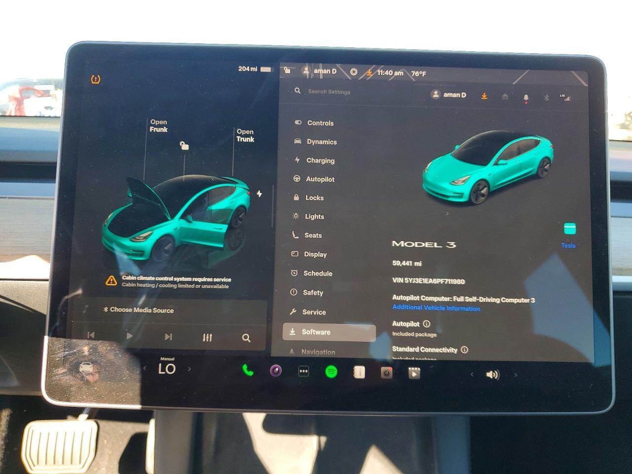 2023 TESLA MODEL 3