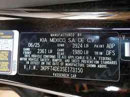 2025 KIA K4