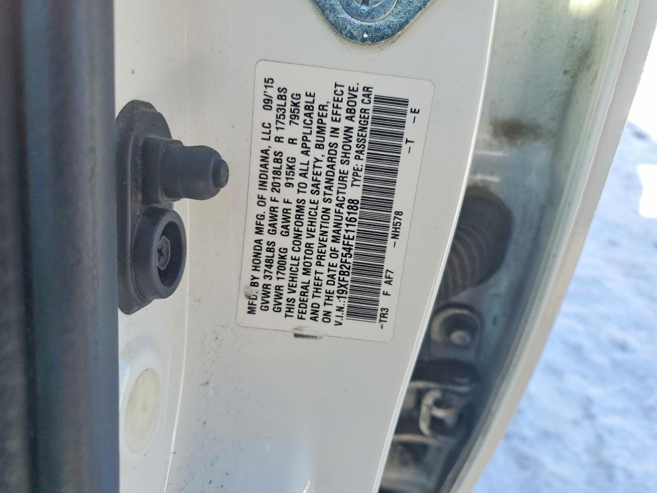 2015 HONDA CIVIC