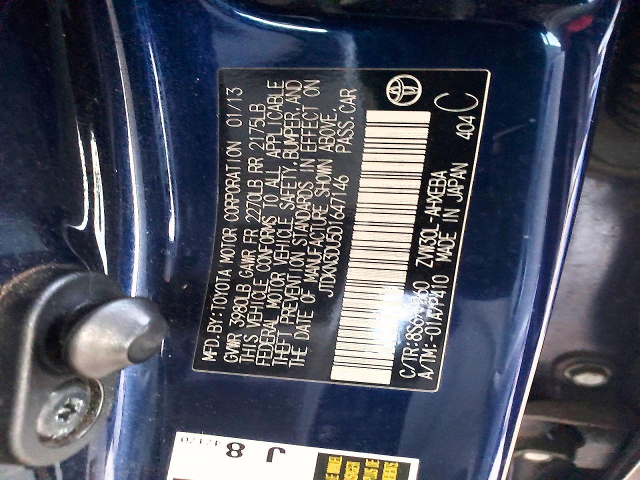 2013 TOYOTA PRIUS