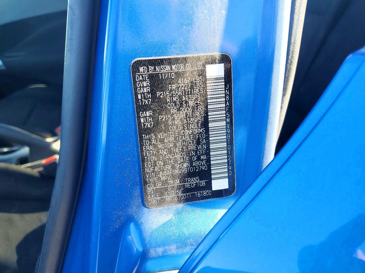 2011 NISSAN Juke