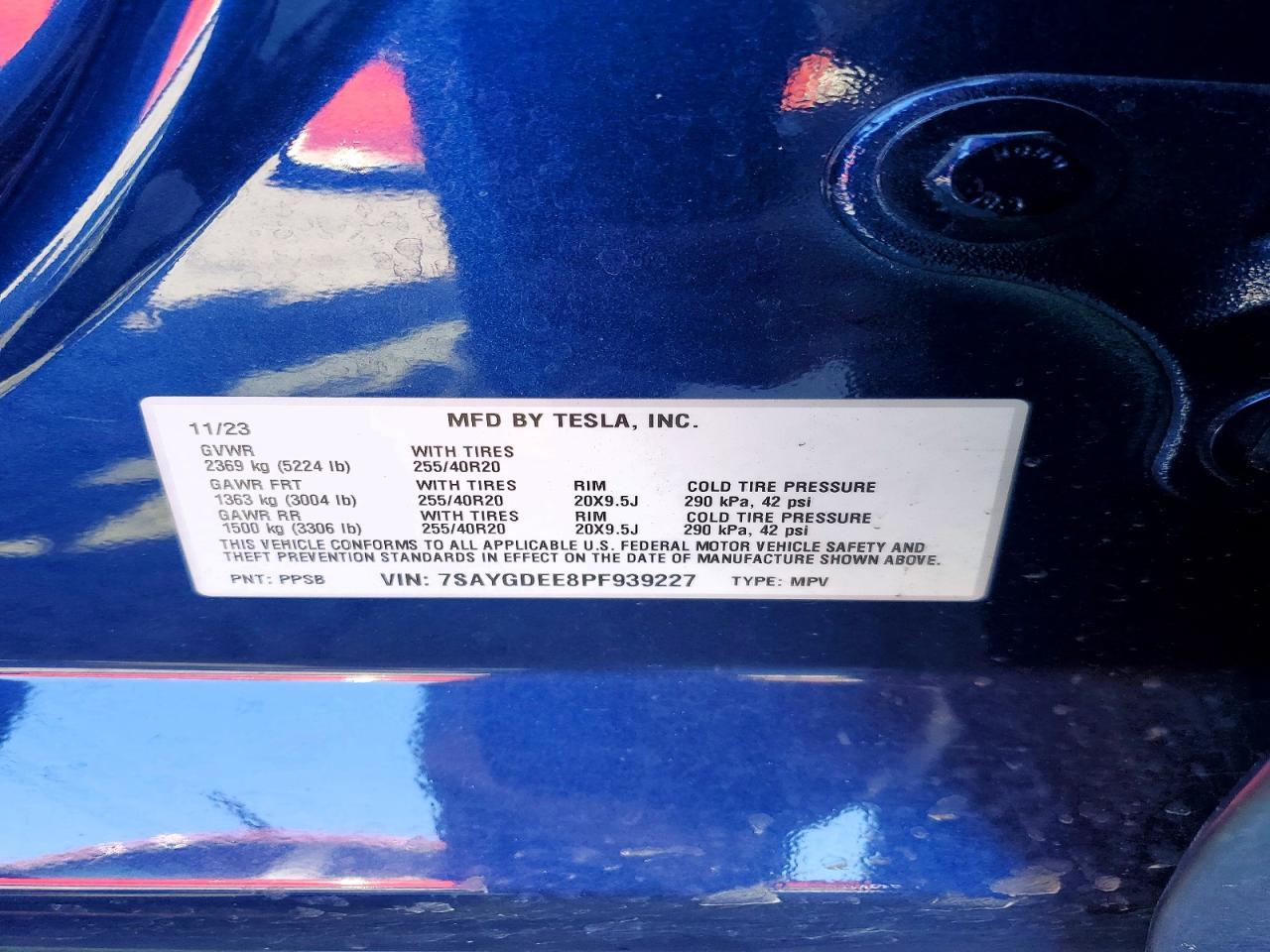 2023 TESLA MODEL Y