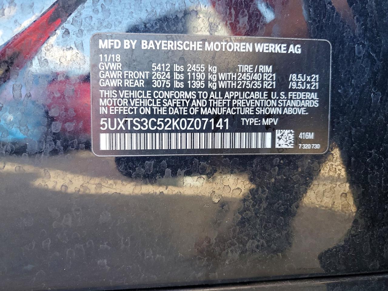 2019 BMW X3