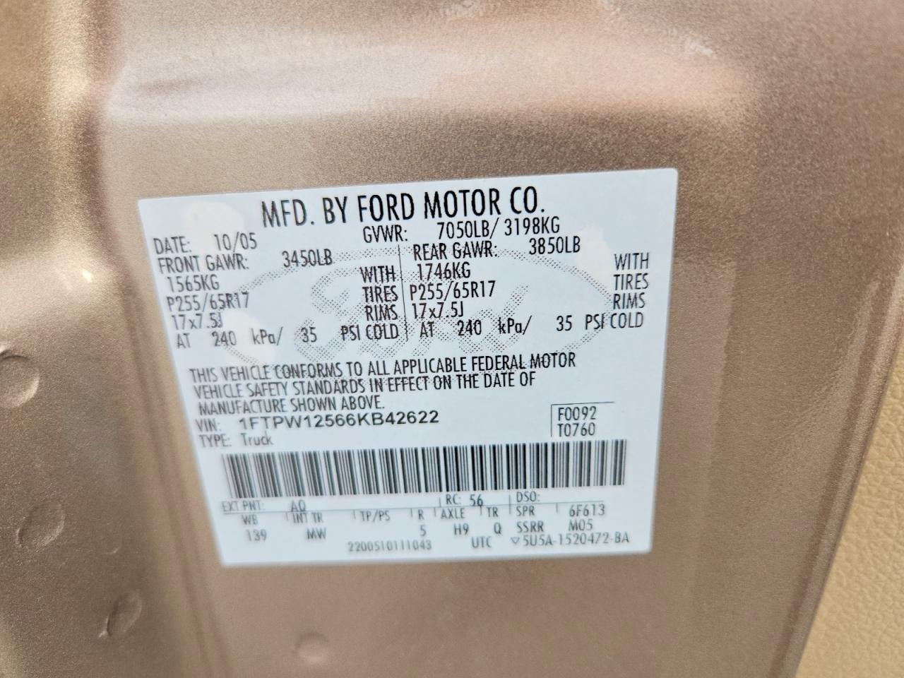 2006 FORD F-150