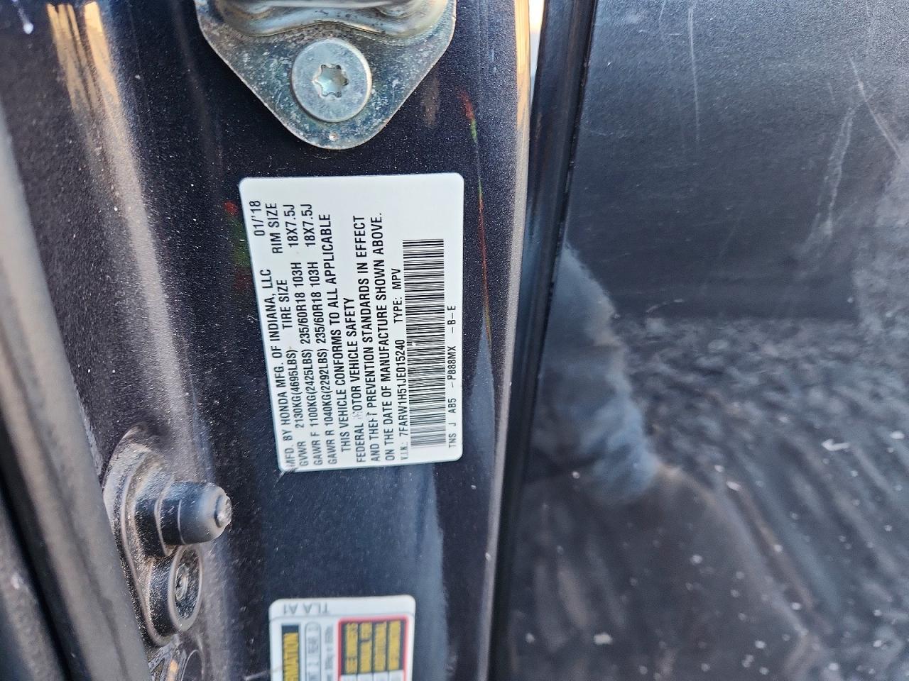 2018 HONDA CR-V