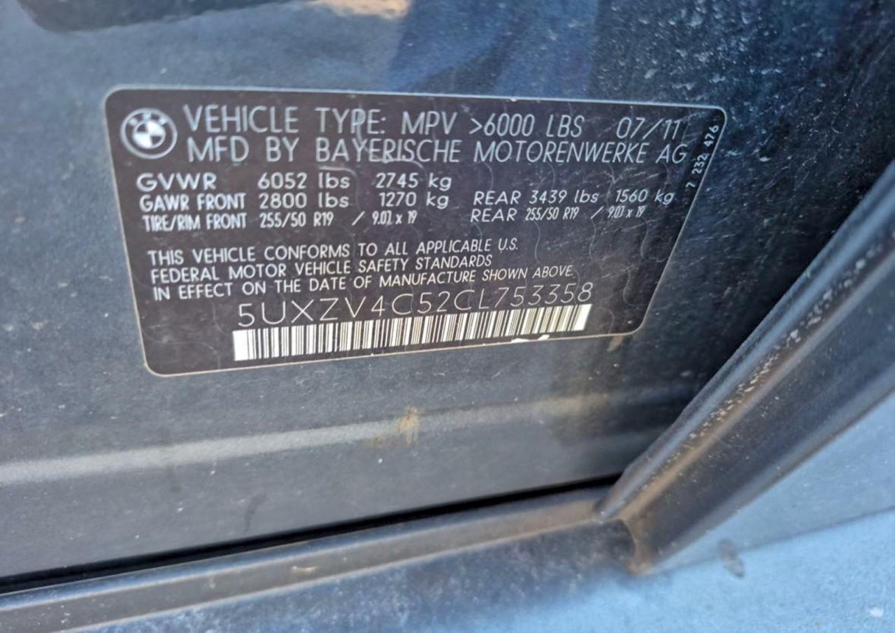 2012 BMW X5