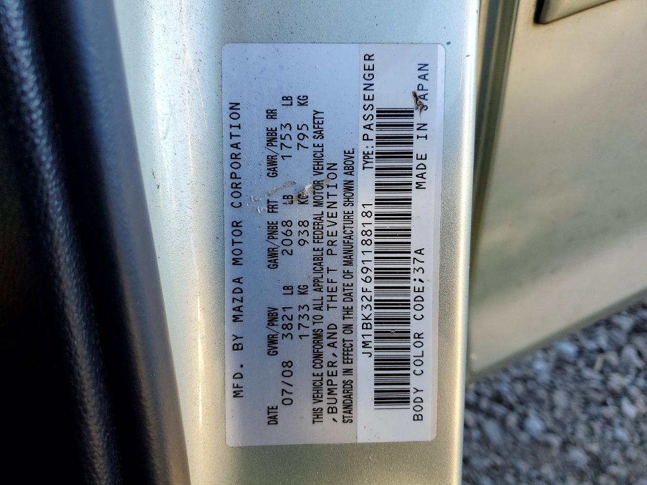 2009 MAZDA 3