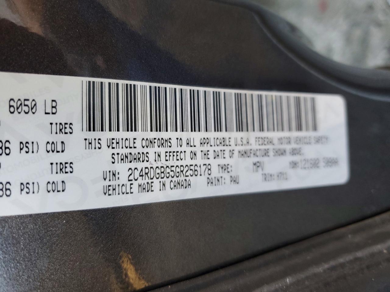 2016 DODGE GRAND CARAVAN