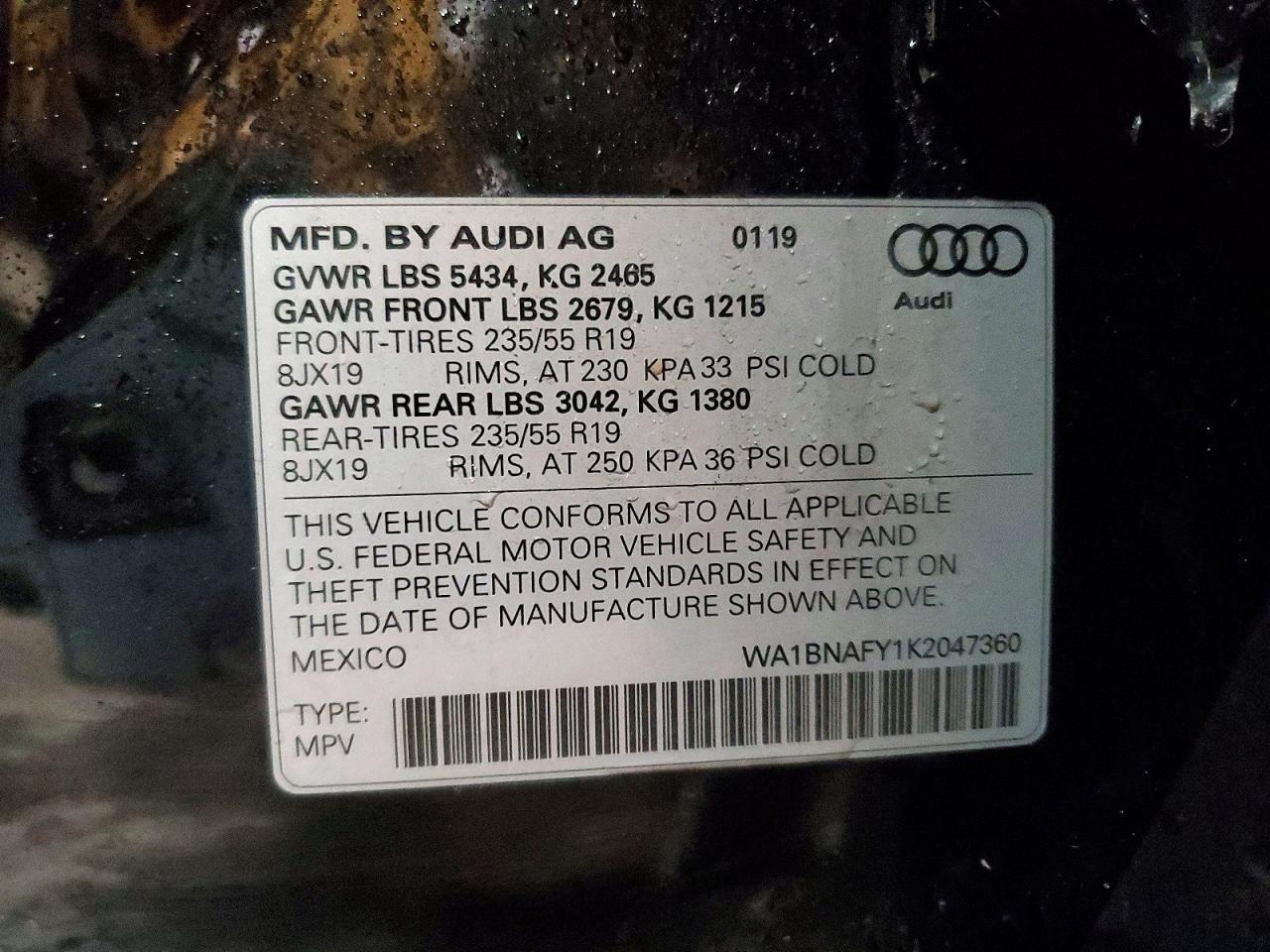 2019 AUDI Q5