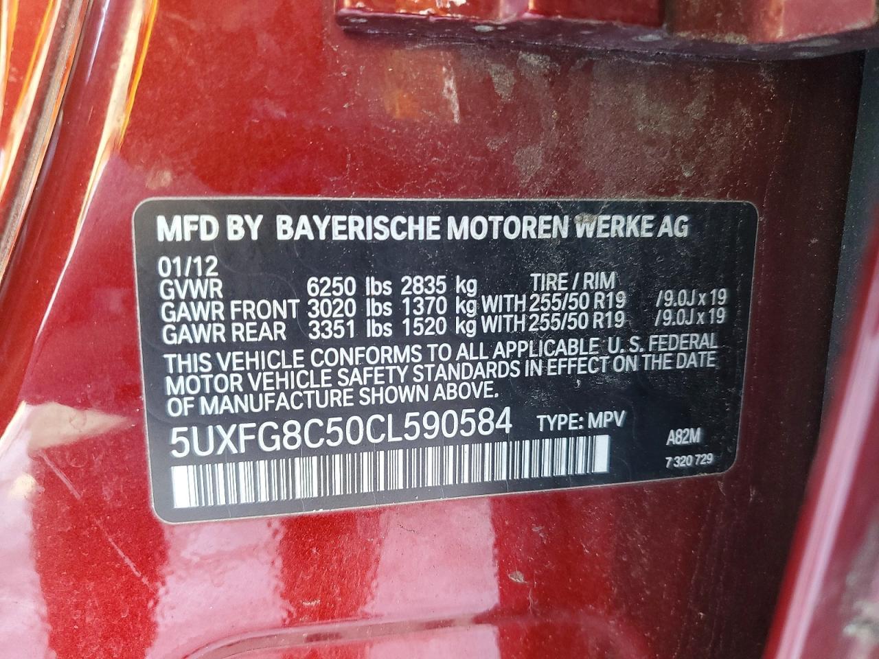 2012 BMW X6