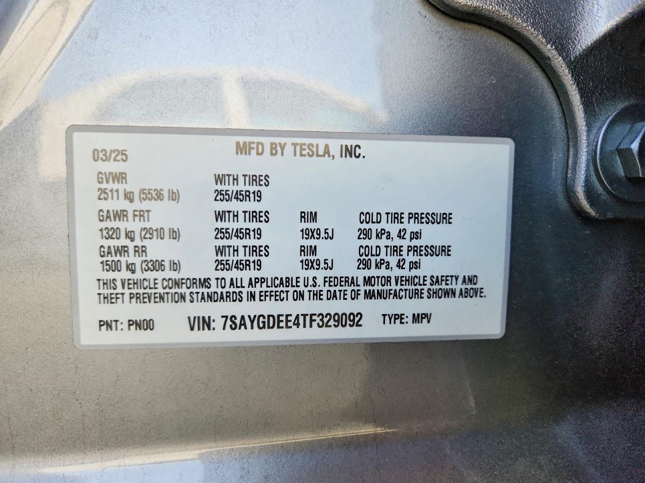 2026 TESLA MODEL Y