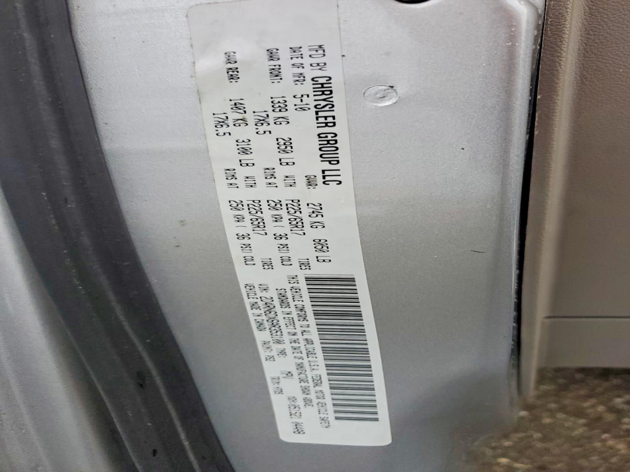 2010 DODGE GRAND CARAVAN