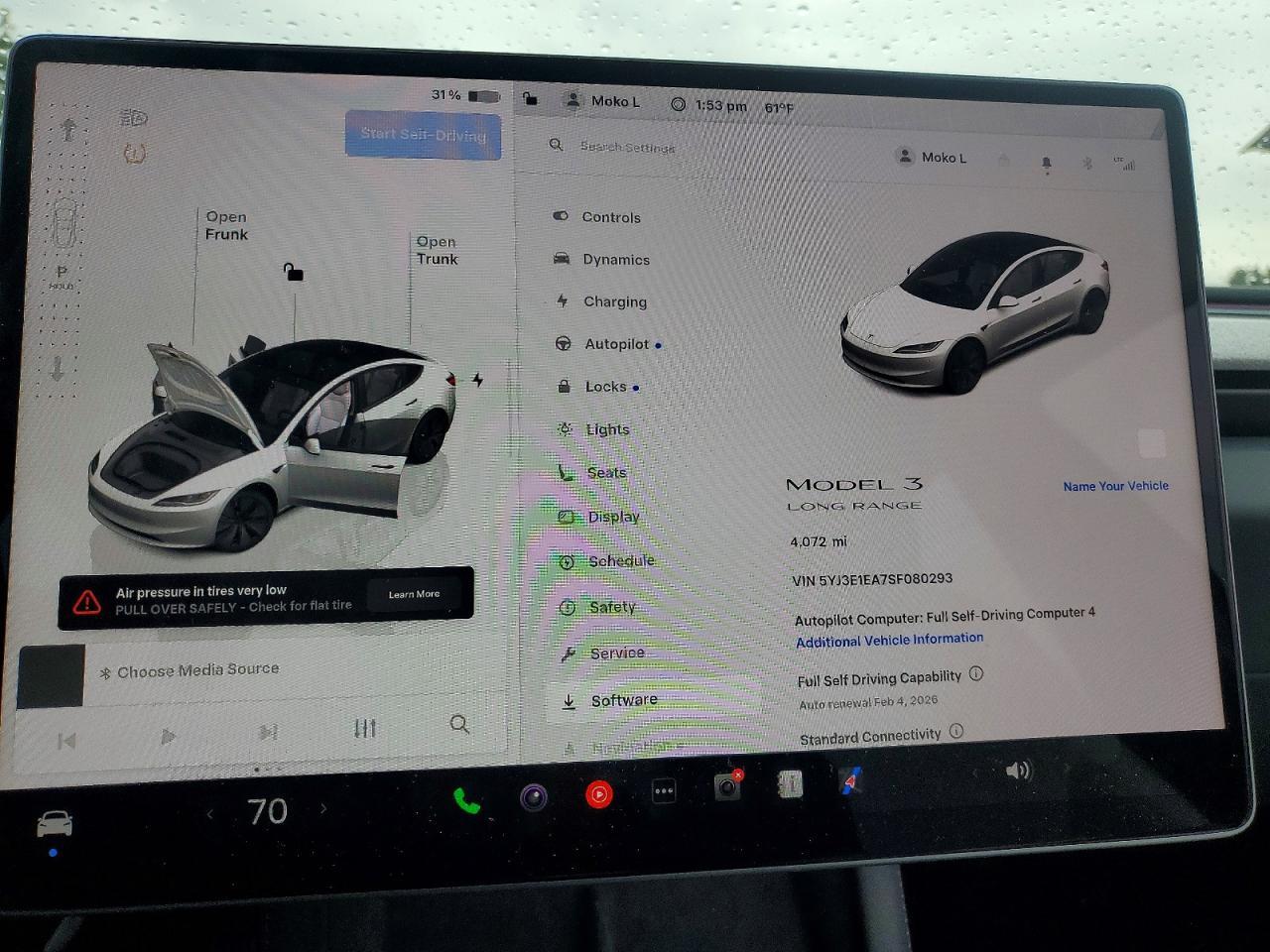 2025 TESLA MODEL 3