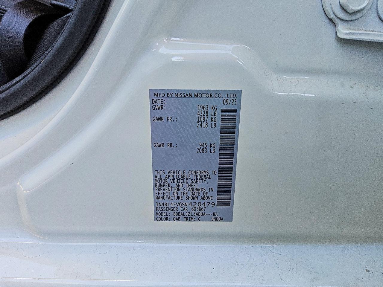 2025 NISSAN ALTIMA