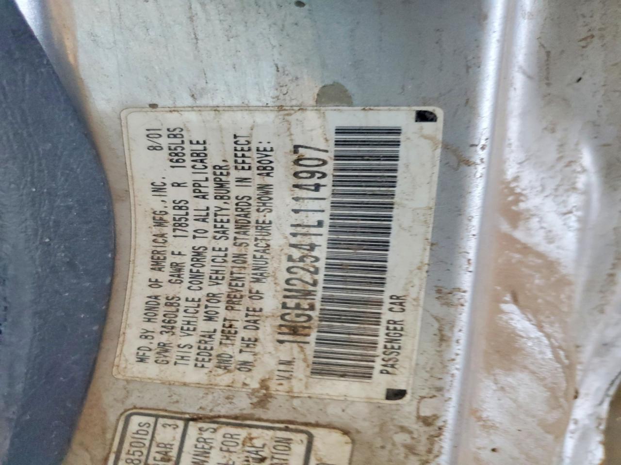 2001 HONDA CIVIC