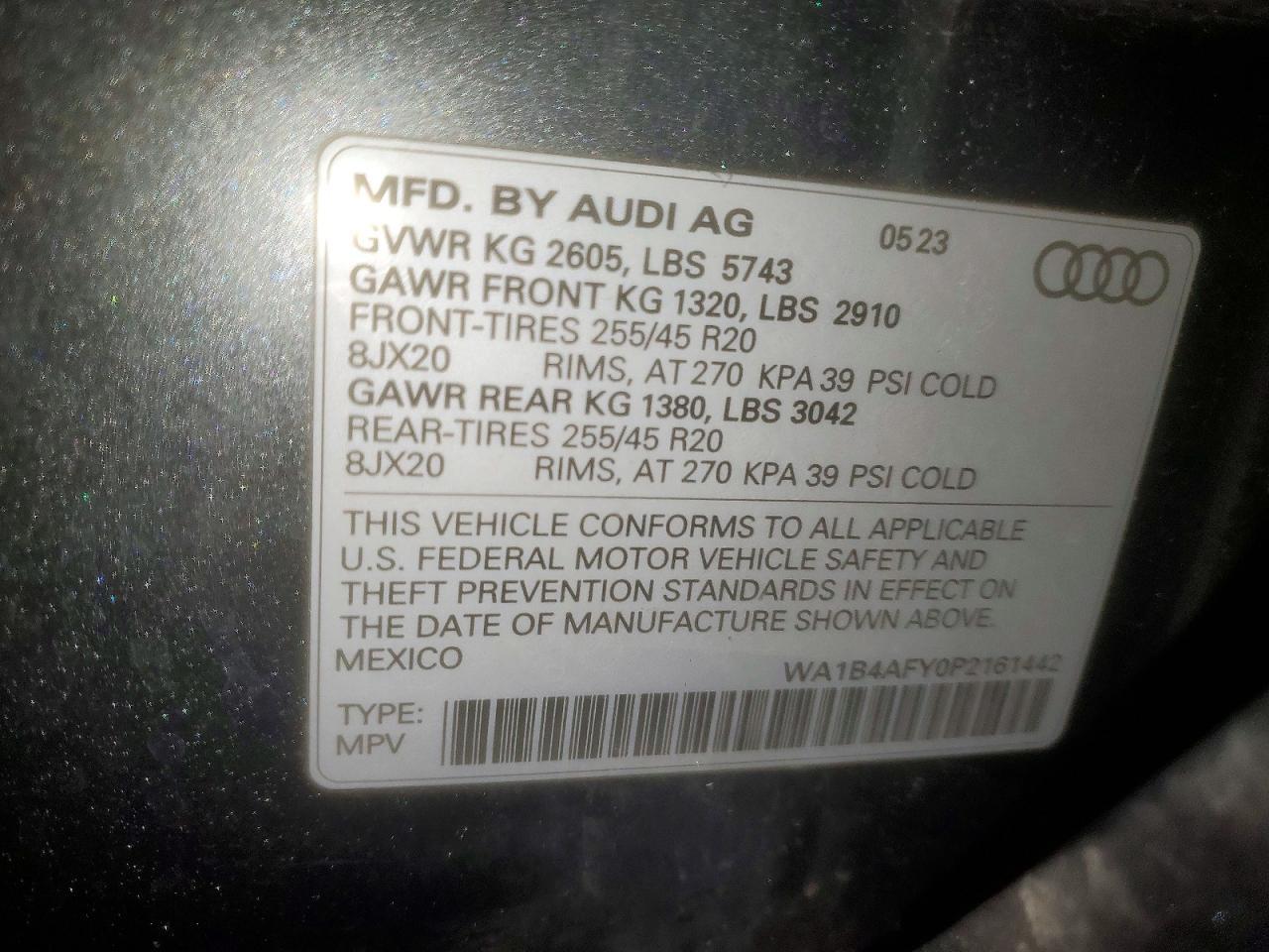 2023 AUDI SQ5