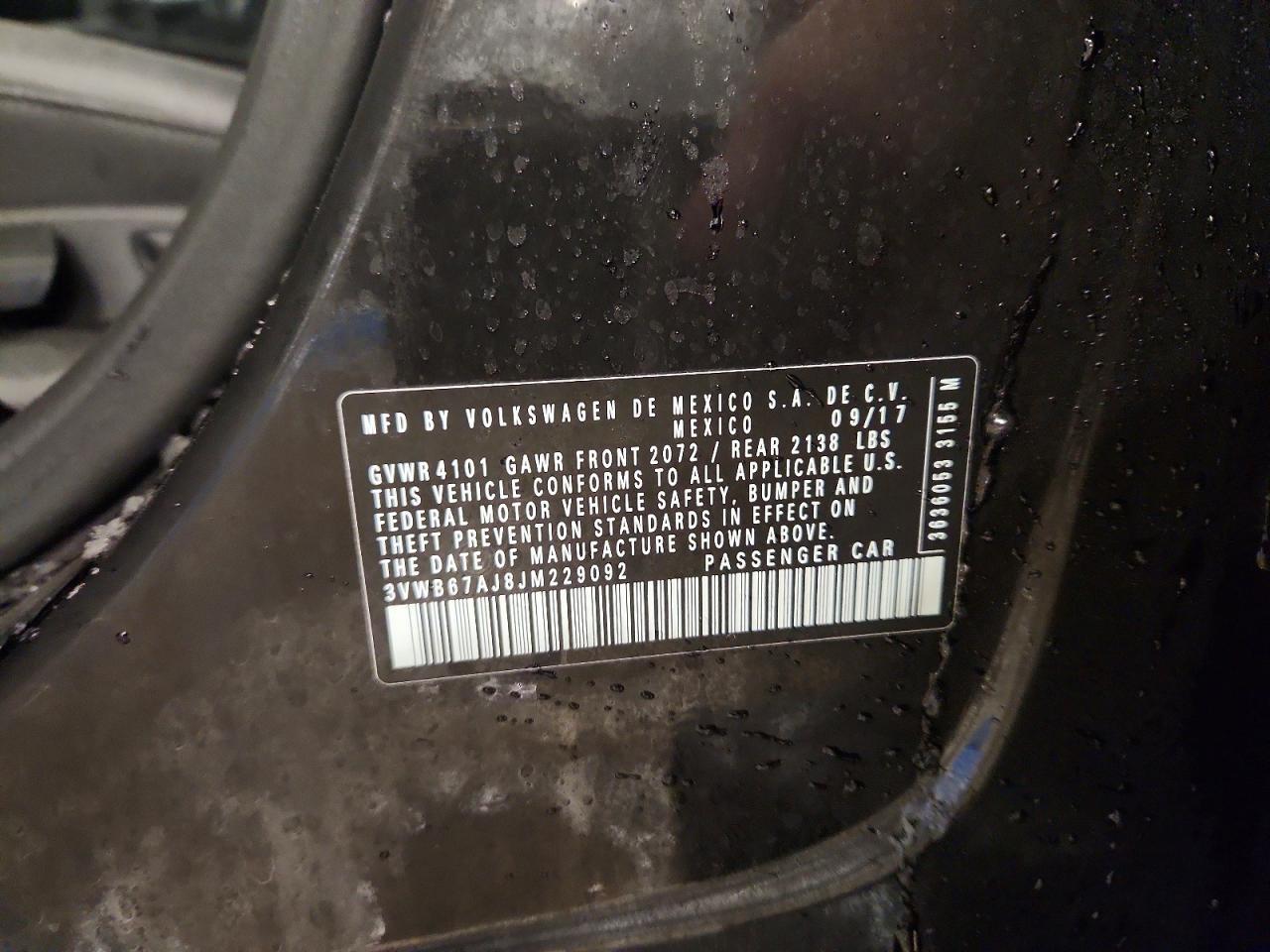 2018 VOLKSWAGEN JETTA