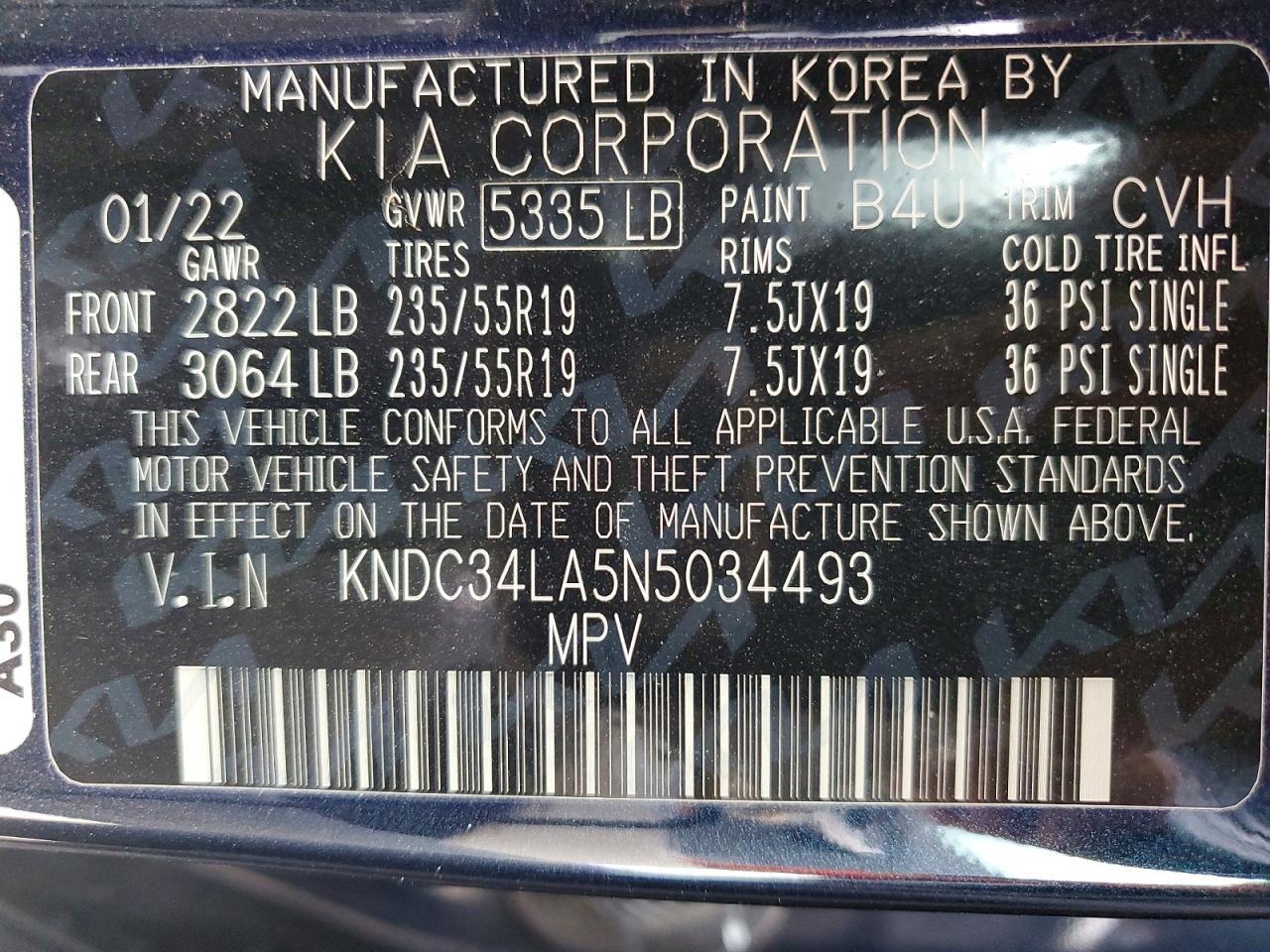 2022 KIA EV6