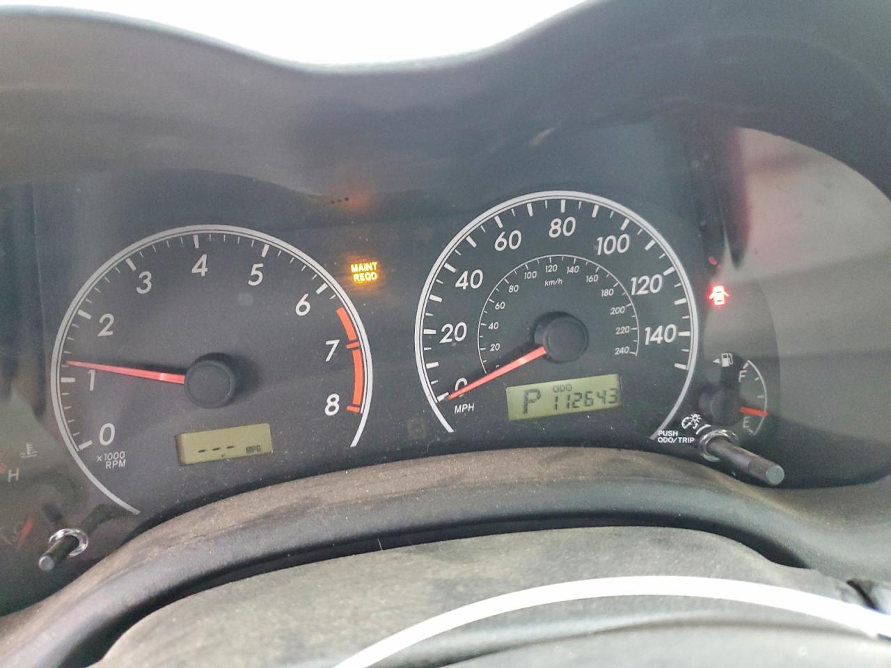2012 TOYOTA COROLLA
