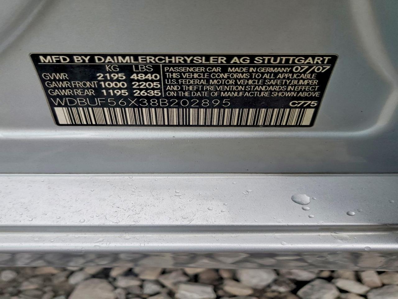 2008 MERCEDES-BENZ E-Class