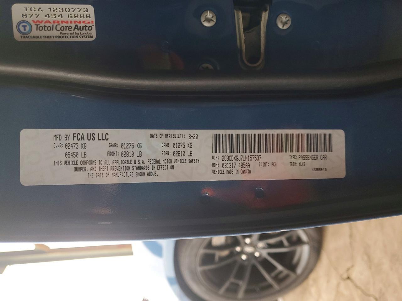 2020 DODGE CHARGER