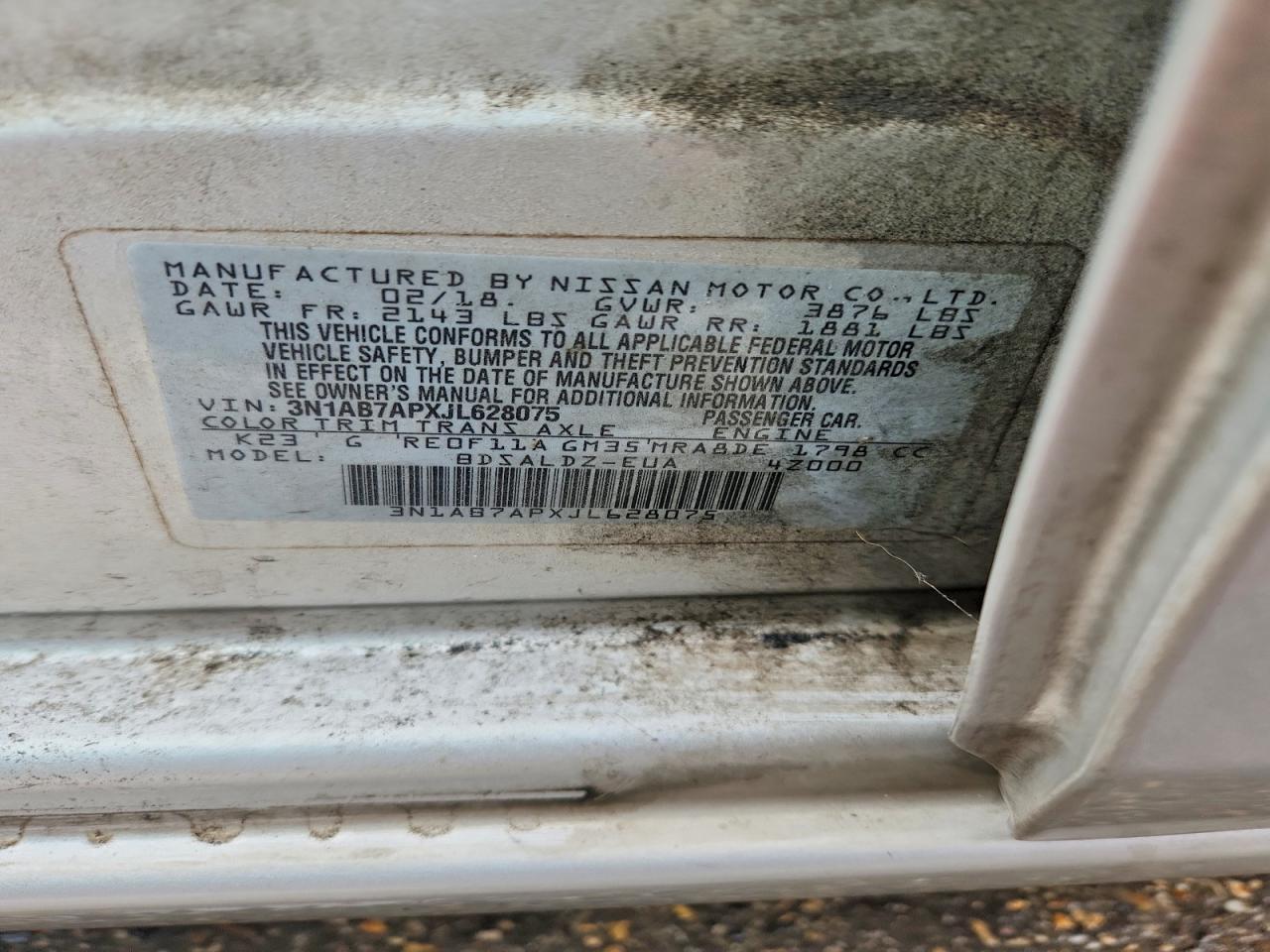 2018 NISSAN SENTRA