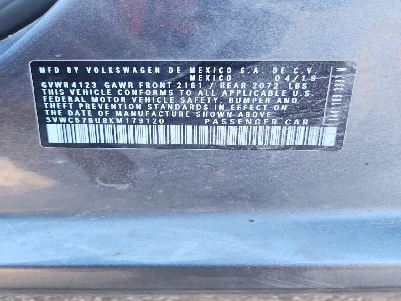 2019 VOLKSWAGEN JETTA