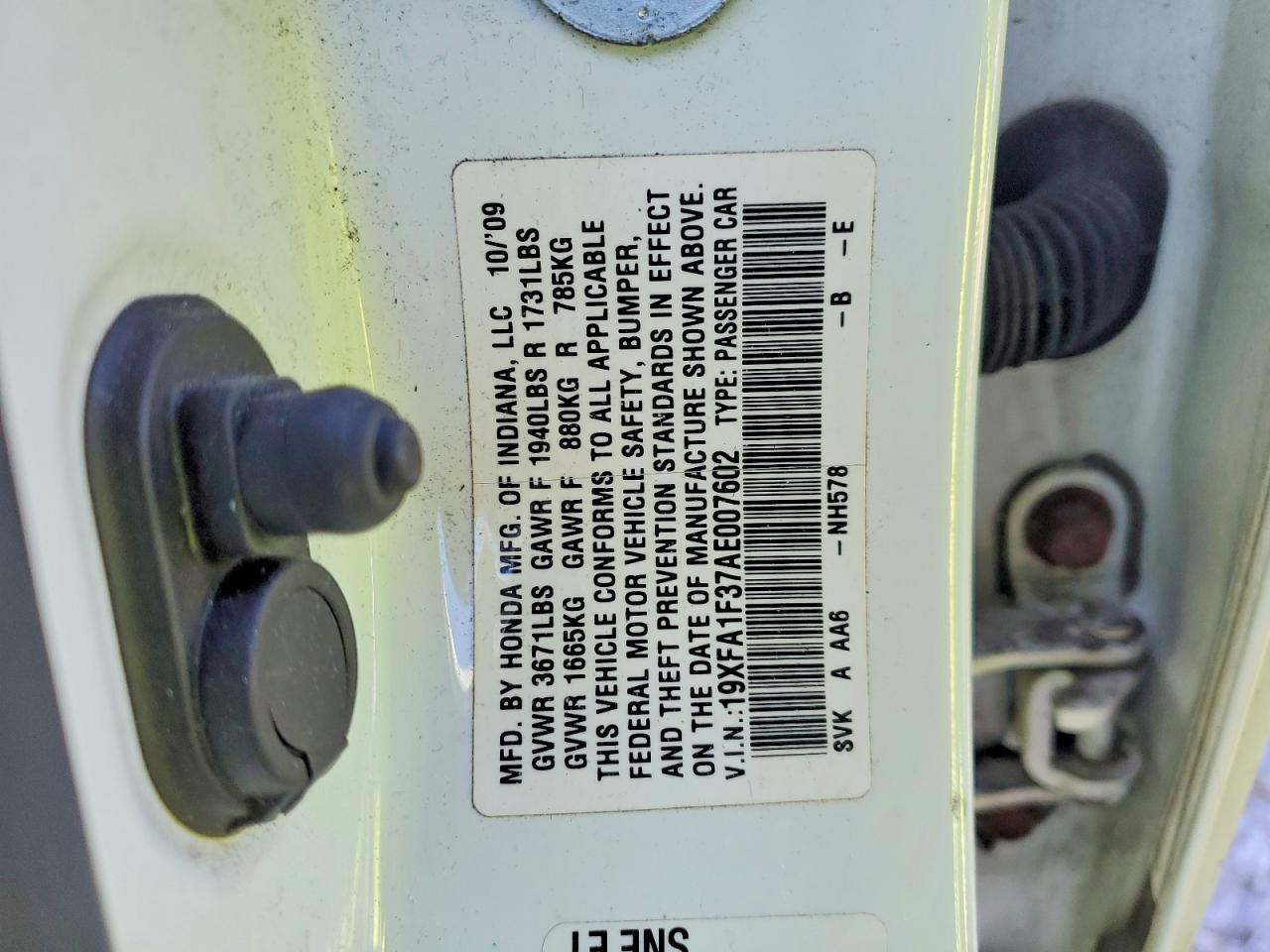 2010 HONDA CIVIC
