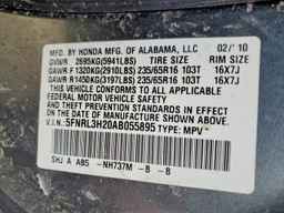 2010 HONDA ODYSSEY