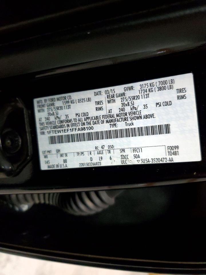 2015 FORD F-150