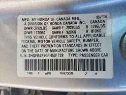 2015 HONDA CIVIC