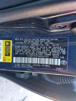 2016 TOYOTA CAMRY