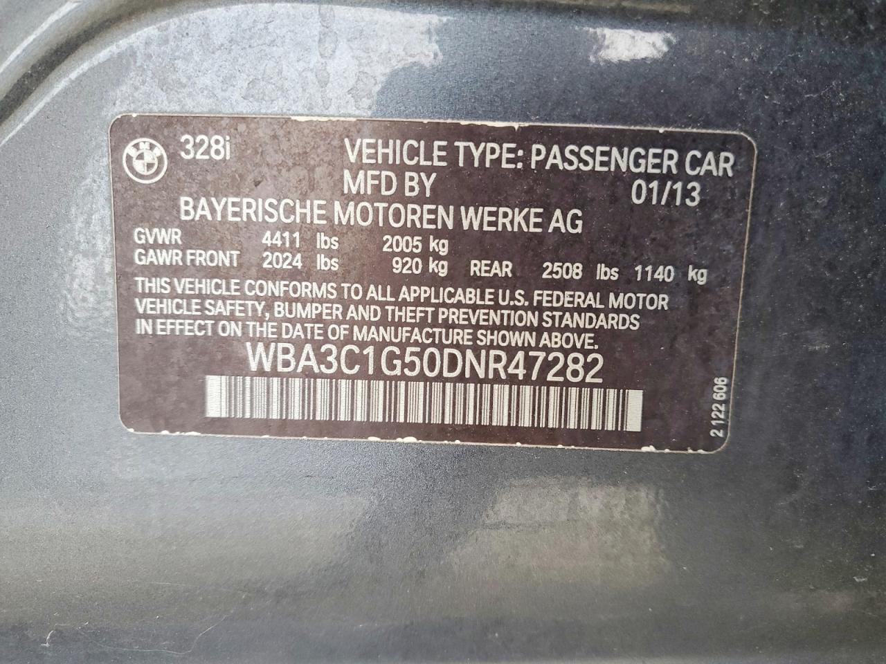 2013 BMW 3 SERIES