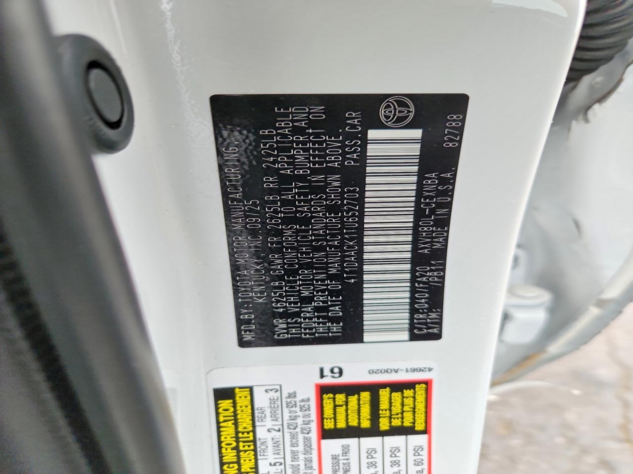 2026 TOYOTA CAMRY