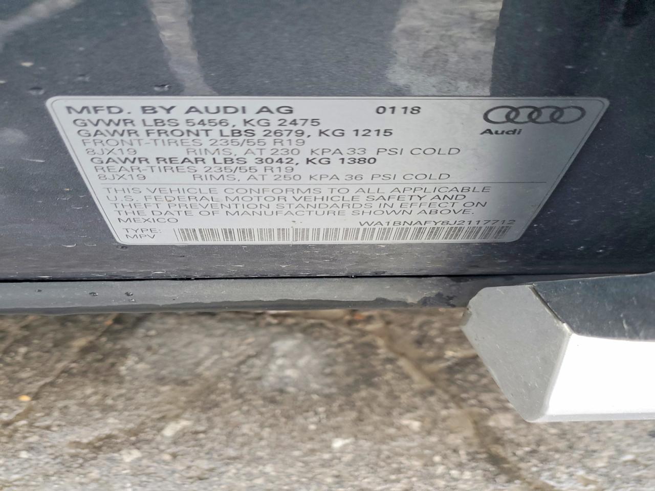 2018 AUDI Q5