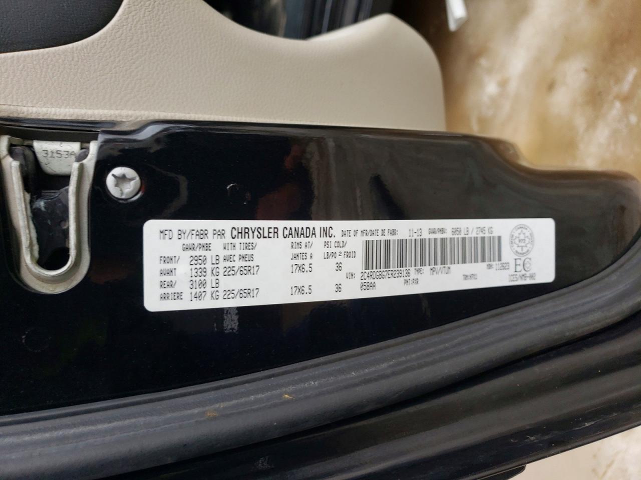 2014 DODGE GRAND CARAVAN