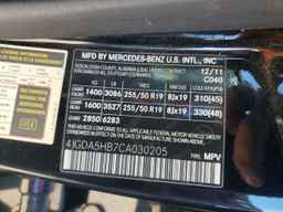 2012 MERCEDES-BENZ ML-Class