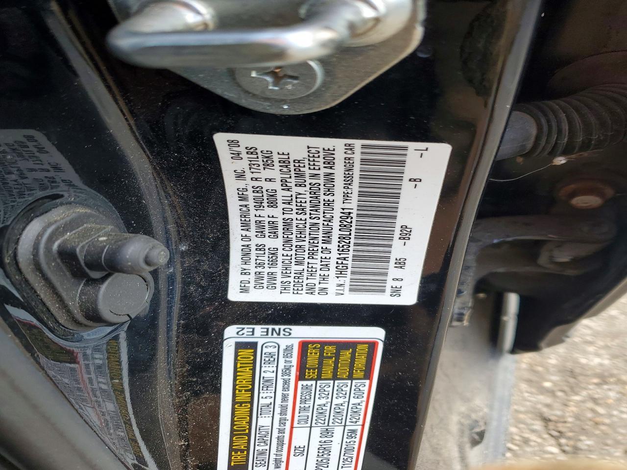 2008 HONDA CIVIC