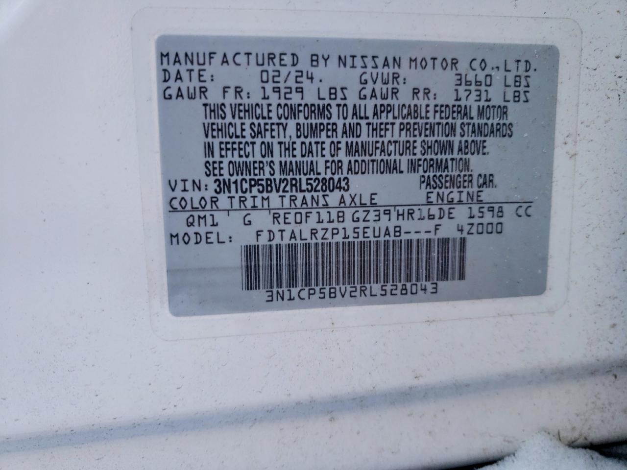2024 NISSAN KICKS