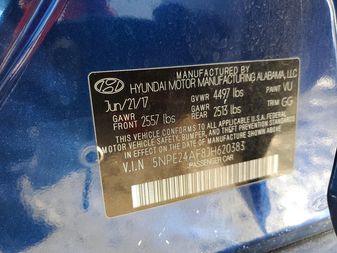2018 HYUNDAI SONATA