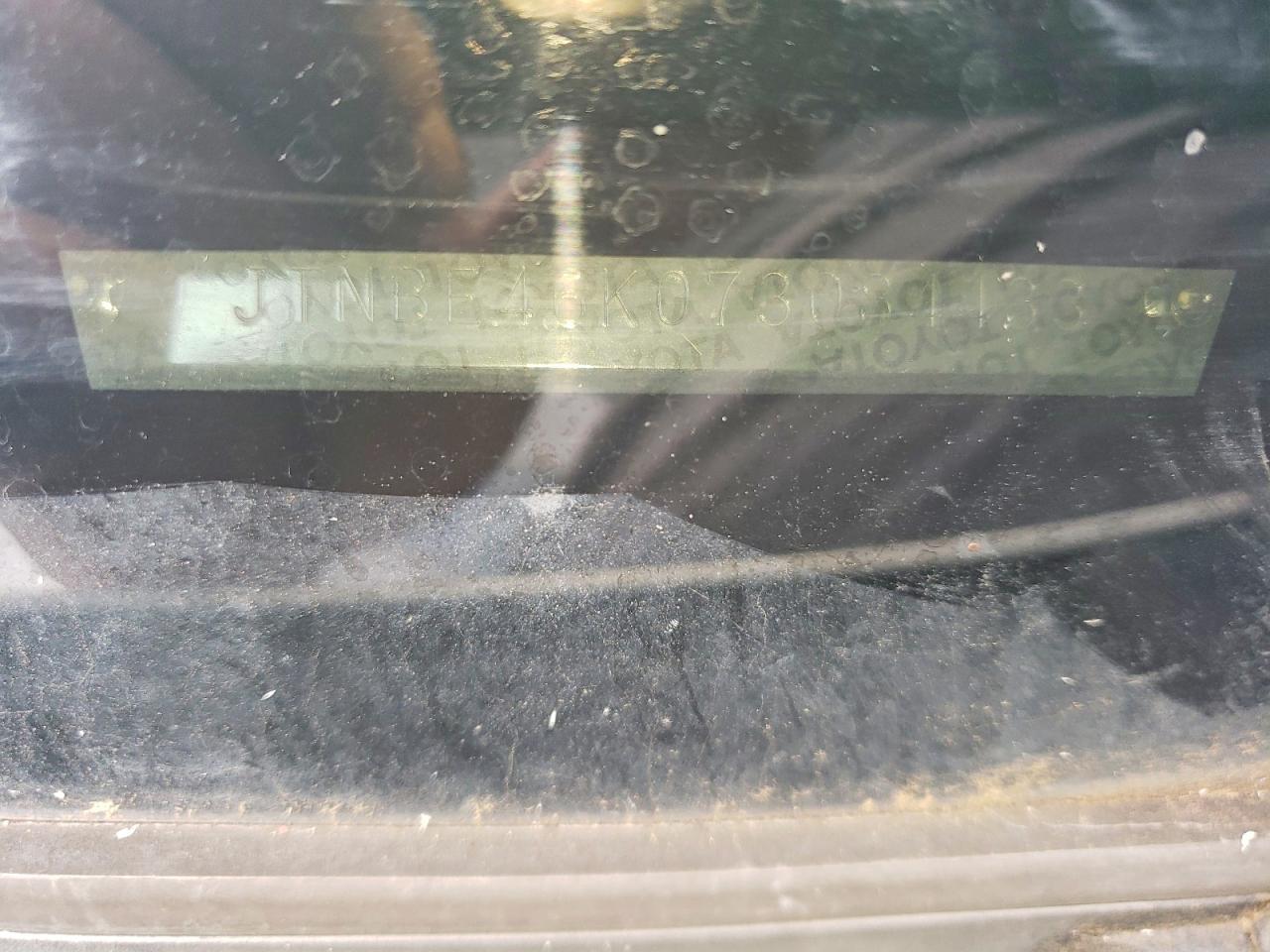 2007 TOYOTA CAMRY