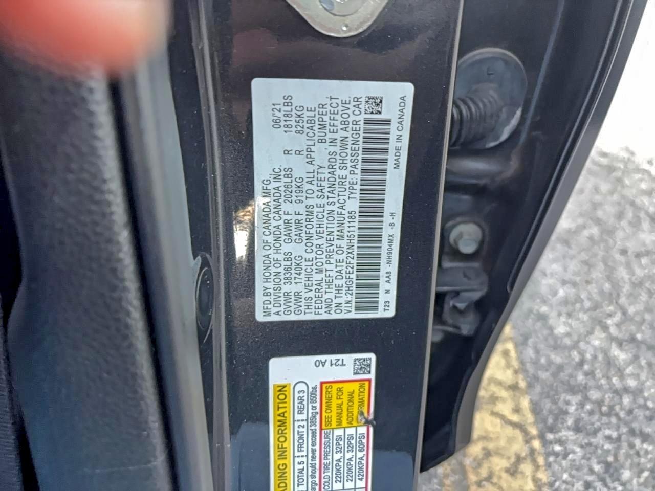 2022 HONDA CIVIC