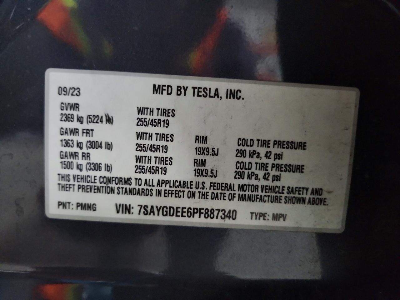 2023 TESLA MODEL Y