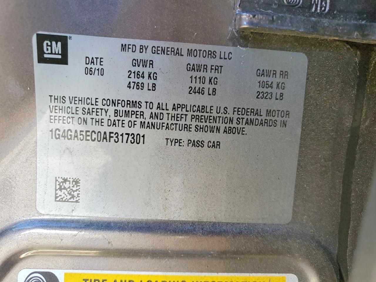 2010 BUICK LACROSSE