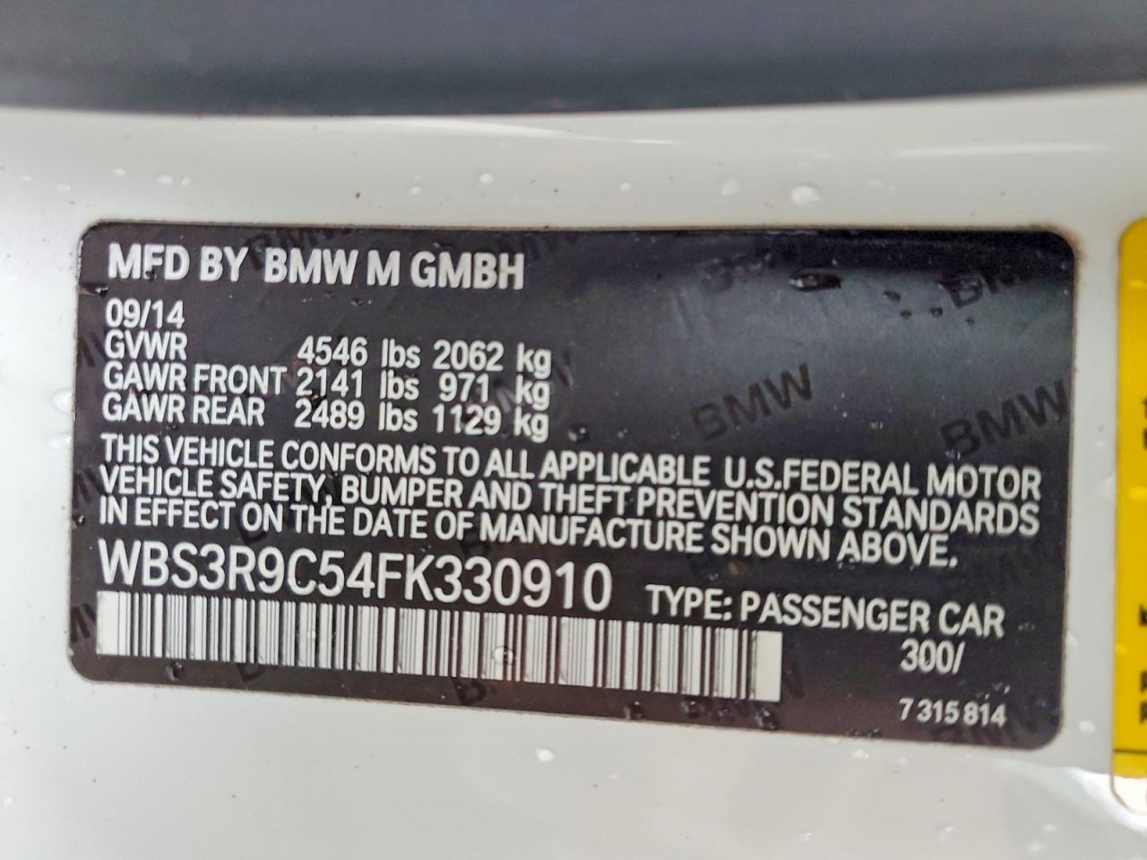 2015 BMW M4